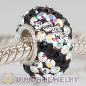 European style Austrian crystal beads with 90 crystal rhinestones