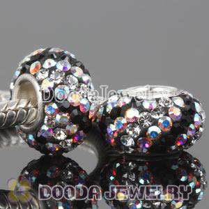 European style Austrian crystal beads with 90 crystal rhinestones