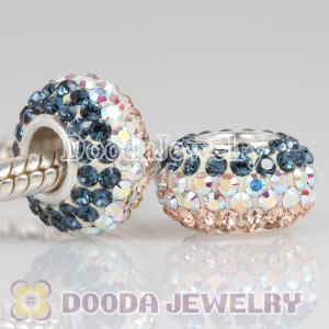 European Austrian crystal beads with 90 crystal rhinestones
