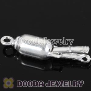 Fishhook Pearl Clasp Smooth olivary 6X20mm Sterling Silver