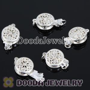 Fishhook Pearl Clasp Filigree Round Dia.9mm Sterling Silver