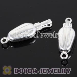 Fishhook Pearl Clasp Smooth olivary 8.7X21mm Sterling Silver