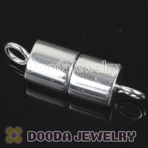 Sterling Silver Cylinder Magnetic Clasp 6.5mm