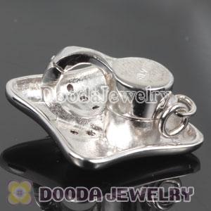 Sterling Silver Magnetic Clasp with CZ Stone