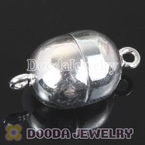Sterling Silver Magnetic Ellipse Clasp 10mm