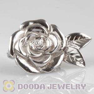Sterling Silver Magnetic Rose Flower Clasp