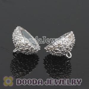 Sterling Silver Magnetic Round Clasp 15mm with Austrian crystal