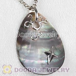 Sterling Silver Fashion Shell Pendant suit European Necklace