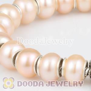 18cm Freshwater Pearl Silver Snake Bracelet European Style