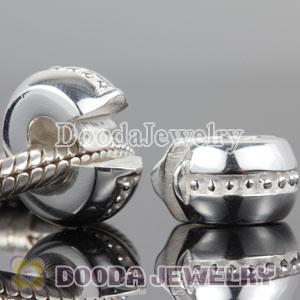 Sterling Silver Clip Beads fit European Largehole Jewelry Bracelet