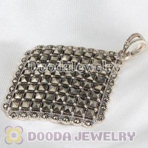 2011 Fashion Thai Sterling Silver Marcasite Pendant