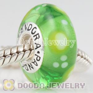 2011 new murano glass beads with 925 sterling silver thread core