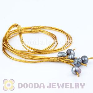 Wholesale Fashion Freshwater Pearl Hand Knitted Necklace
