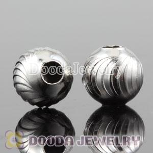 10mm handmade Style Silver Plated Copper Beads Wholesale