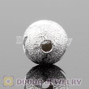 8mm handmade Style Silver Plated Copper Flower Beads Wholesale