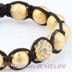handmade Inspired Bracelet Wholesale with Gold Crystal Ball Beads