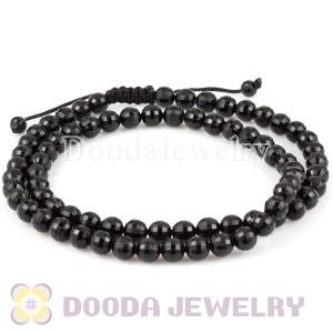 Fashion handmade Necklace Wholesale with Faceted Black Beads