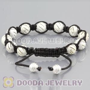handmade Inspired Bracelet Wholesale with silver Plated Copper hollow Ball Beads