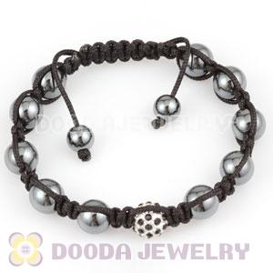 handmade Style TresorBeads Bracelets with Crystal and Hematite