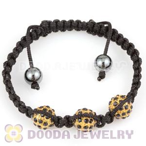 handmade Style TresorBeads Bracelet with Crystal Alloy Beads and Hematite
