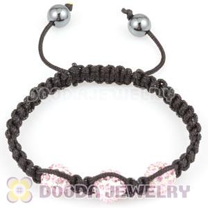 handmade Style TresorBeads Bracelet with sweetie pink Crystal Alloy Beads and Hematite