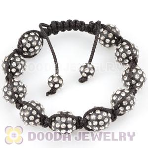 handmade Inspired Bracelets Wholesale with Crystal plastic Beads 