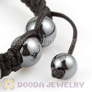 handmade Style TresorBeads Bracelets with clear Crystal and Hematite