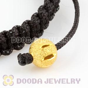 handmade Inspired Macrame Bracelets with clear Crystal disco ball beads