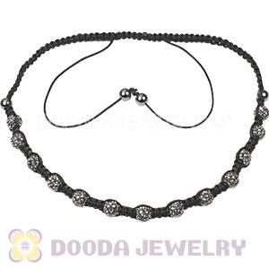 Fashion TresorBeads necklace with grey Czech Crystal and Hematite beads 