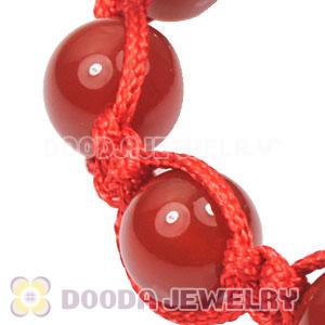 Fashion TresorBeads bracelets with red agate and hemitite beads