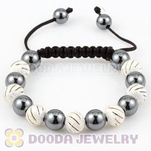 handmade Style TresorBeads Bracelets with silver plated Copper Beads and Hematite