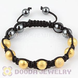 TresorBeads Bracelets with gold plated Copper Beads and Hematite