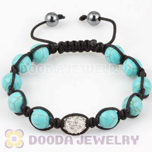2011 latest TresorBeads bracelets with high qulity turquoise and Clear crystal bead