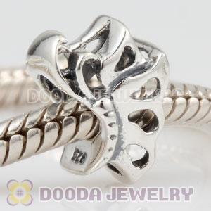 Antique Sterling Silver Gracefully Dancing Butterfly Charm Beads European Compatible