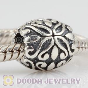 925 Sterling Silver Flower charm Beads