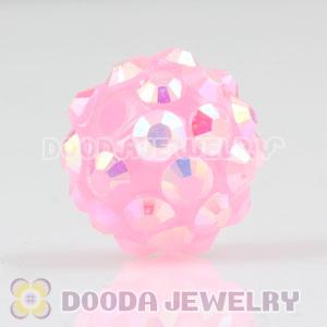 10mm Resin Pave Beads Basketball Wives Earrings Beads Wholesale