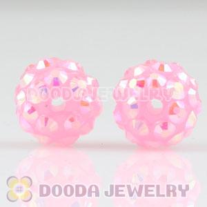 10mm Resin Pave Beads Basketball Wives Earrings Beads Wholesale