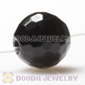 8mm handmade Style Faceted Black Agate Beads Wholesale