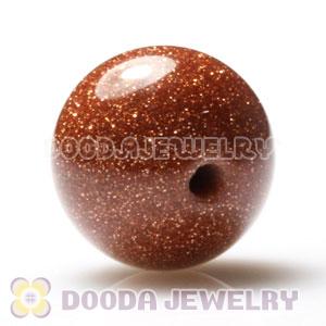 10mm handmade Style Golden stone Beads Wholesale