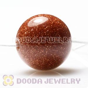 10mm handmade Style Golden stone Beads Wholesale