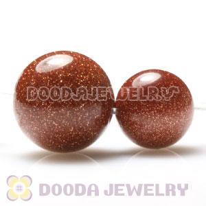 10mm handmade Style Golden stone Beads Wholesale