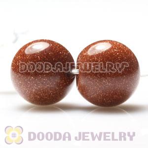 10mm handmade Style Golden stone Beads Wholesale