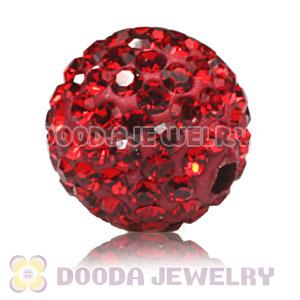 10mm handmade style Pave Red Czech Crystal Bead wholesale