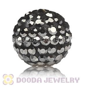 10mm handmade style Pave Grey Czech Crystal Bead wholesale