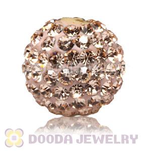 10mm handmade style Pave Rose Czech Crystal Bead wholesale