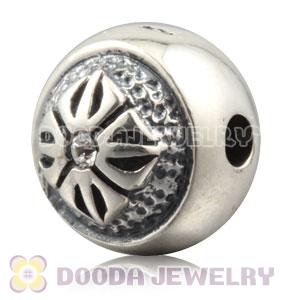 10mm handmade style sterling silver Bead with Austrian Crystal wholesale