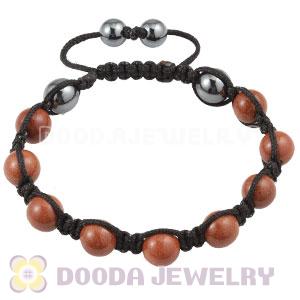 Fashion TresorBeads Healing bracelets with Golden stone and hemitite beads