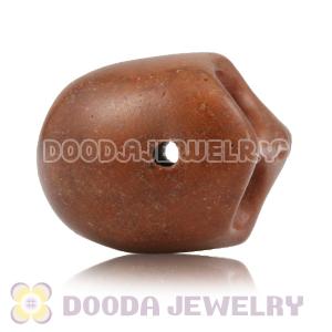 17×18mm Burlywood Turquoise Skull Head Ball Beads 