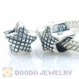 925 Sterling Silver Charm Jewelry pentagram Beads
