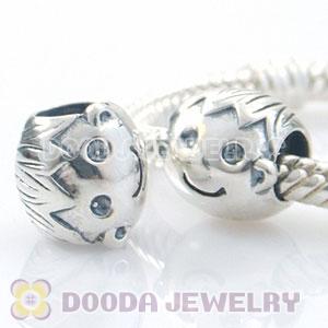 925 Sterling Silver Charm Jewelry Boy Beads